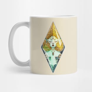 Pixel Mermaid Crystal Mug